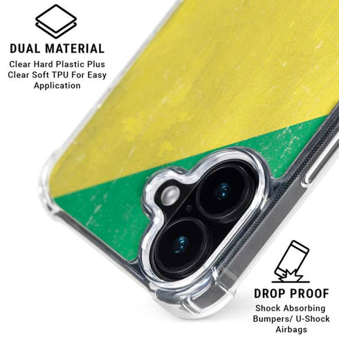 Republic of the Congo Flag Distressed iPhone 16 MagSafe Case